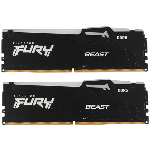 Купить Оперативная память Kingston FURY Beast Black RGB  5496405. Характеристики, отзывы и цены в Донецке