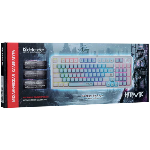 Купить Клавиатура  проводная Defender Hawk GK-418  9202985. Характеристики, отзывы и цены в Донецке