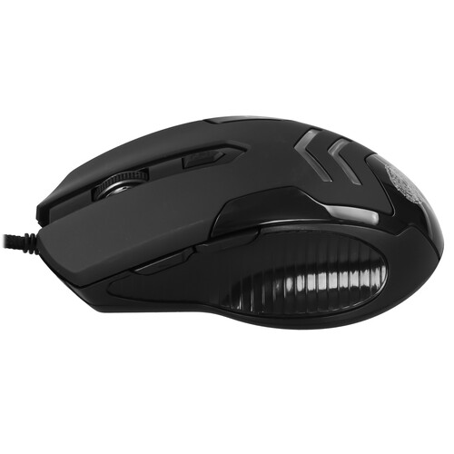 Купить Мышь проводная QUMO Crypt M57  черный  1349864. Характеристики, отзывы и цены в Донецке