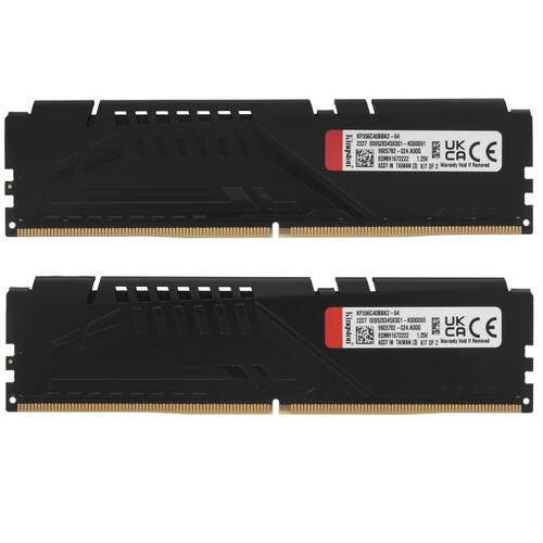 Купить Оперативная память Kingston FURY Beast Black [KF556C40BBK2-64] 64 ГБ  5053650. Характеристики, отзывы и цены в Донецке