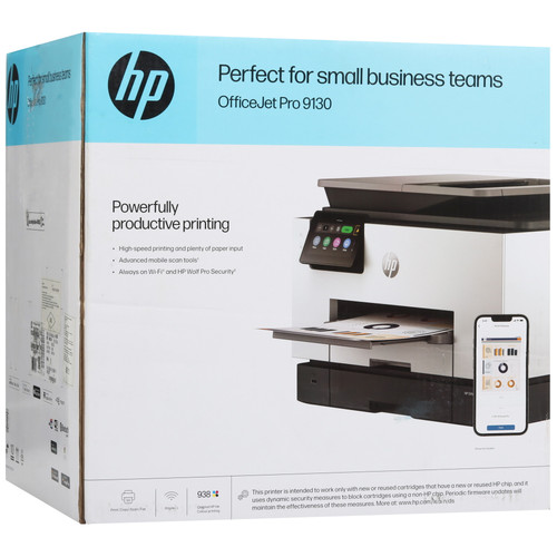 Купить МФУ струйное HP OfficeJet Pro 9130  5454288. Характеристики, отзывы и цены в Донецке