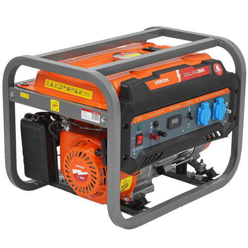 Купить Электрогенератор   бензиновый Кратон GG-2800  9057752. Характеристики, отзывы и цены в Донецке