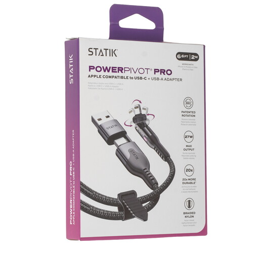 Купить Кабель круглый STATIK USB Type-C - USB 2.0 Type-A, USB Type-C черный 2 м  9240648. Характеристики, отзывы и цены в Донецке