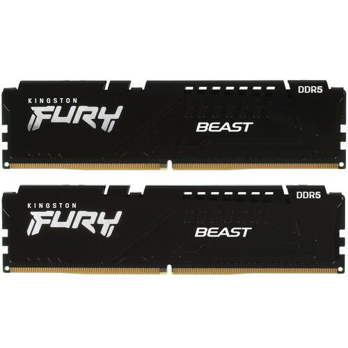 Купить Оперативная память Kingston FURY Beast Black [KF552C40BBK2-32] 32 ГБ  5053561. Характеристики, отзывы и цены в Донецке