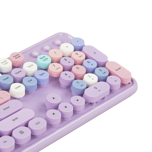 Купить Клавиатура+мышь беспроводная   AULA AC306 фиолетовый  9096833. Характеристики, отзывы и цены в Донецке