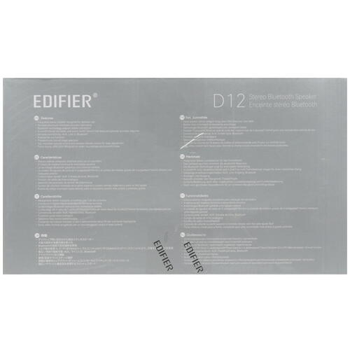 Купить Аудиосистема Edifier D12 черный  9927179. Характеристики, отзывы и цены в Донецке