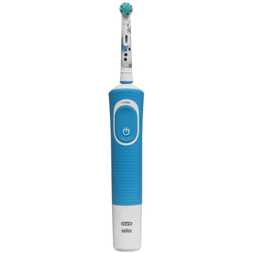 Купить Электрическая зубная щетка Braun Oral-B Vitality Kids D100.413.2K Frozen белый, голубой  5609424. Характеристики, отзывы и цены в Донецке
