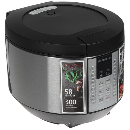 Купить Мультиварка Polaris PMC 0586AD серебристый  8156029. Характеристики, отзывы и цены в Донецке