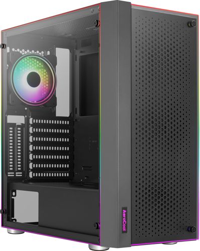 Купить Корпус AeroCool Skribble-G [ACCM-PB28013.11] черный  5037923. Характеристики, отзывы и цены в Донецке