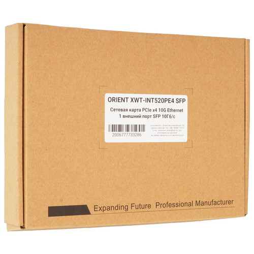 Купить Сетевая карта ORIENT XWT-INT520PE4 SFP  9119655. Характеристики, отзывы и цены в Донецке