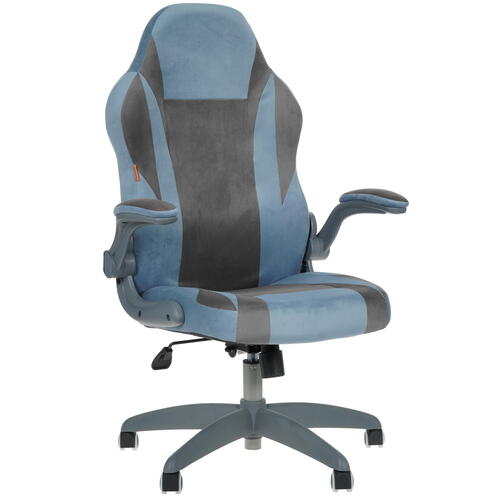 Купить Кресло игровое CHAIRMAN Game 55 голубой  9916532. Характеристики, отзывы и цены в Донецке