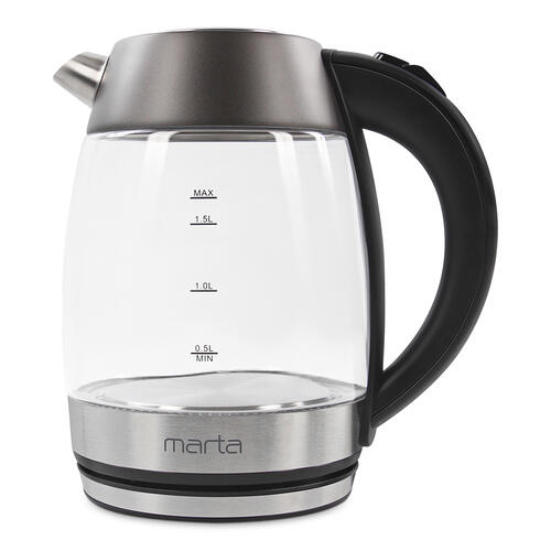 Купить Электрочайник MARTA MT-4563 серый  8192008. Характеристики, отзывы и цены в Донецке