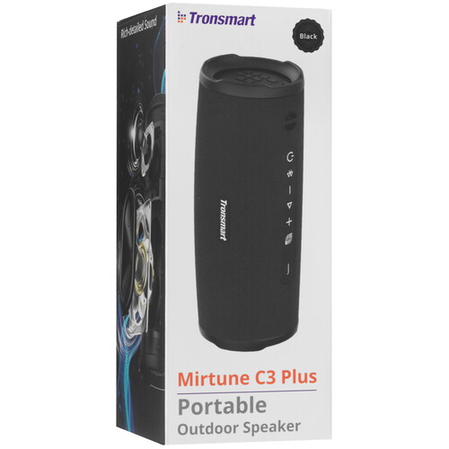 Купить Портативная колонка Tronsmart Mirtune C3 Plus, черный  5642048. Характеристики, отзывы и цены в Донецке