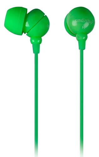 Купить Проводные наушники Smartbuy COLOR TREND зеленый  9938196. Характеристики, отзывы и цены в Донецке