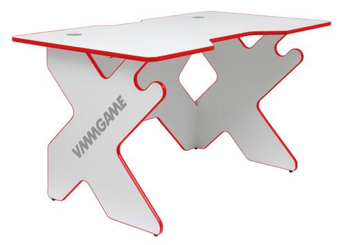 Купить Стол компьютерный VMMGAME SPACE 140 Light белый/красный  4868681. Характеристики, отзывы и цены в Донецке