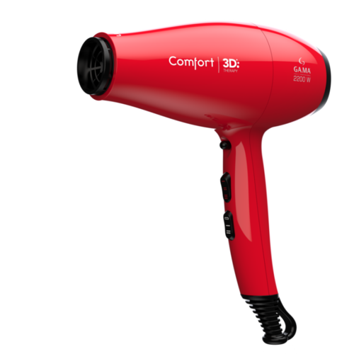 Купить Фен GA.MA COMFORT 3D красный/черный  9174453. Характеристики, отзывы и цены в Донецке