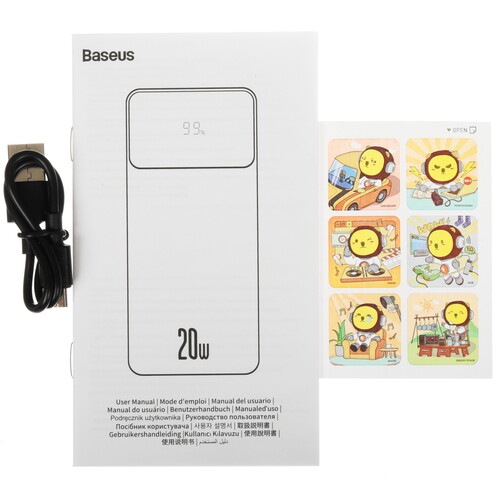 Купить Портативный аккумулятор Baseus Bipow Digital Display 20W черный  5011587. Характеристики, отзывы и цены в Донецке