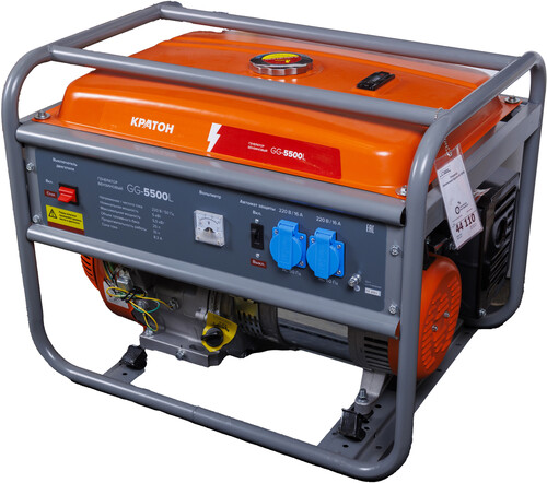 Купить Электрогенератор   бензиновый Кратон GG-5500L  9126389. Характеристики, отзывы и цены в Донецке