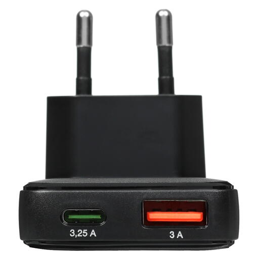 Купить Сетевое зарядное устройство DEXP GaN Slim IET25CD черный  5421591. Характеристики, отзывы и цены в Донецке