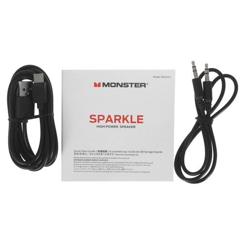 Купить Портативная аудиосистема MONSTER Sparkle, черный  9272370. Характеристики, отзывы и цены в Донецке