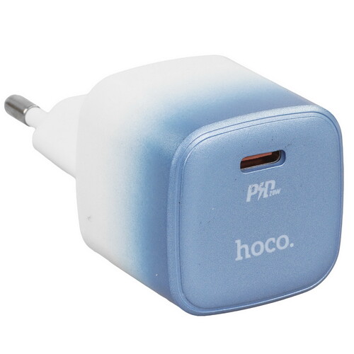Купить Сетевое зарядное устройство Hoco C101A синий  9237842. Характеристики, отзывы и цены в Донецке