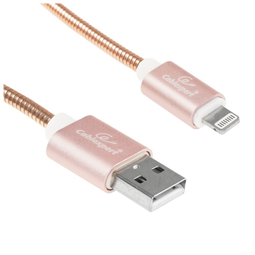 Купить Кабель круглый Cablexpert Lightning 8-pin - USB 2.0 Type-A золотистый 1 м  5485451. Характеристики, отзывы и цены в Донецке