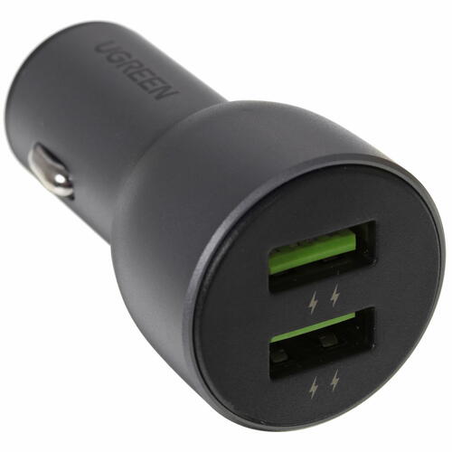 Купить Автомобильное ЗУ Ugreen CD213 серый  4777107. Характеристики, отзывы и цены в Донецке