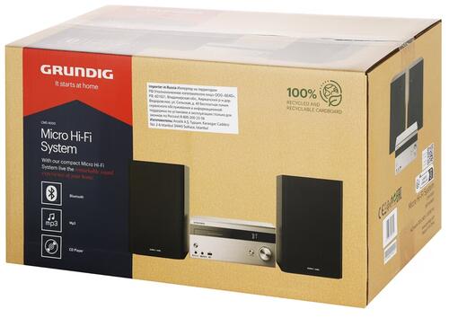 Купить Аудиосистема Grundig CMS 4000 черный  5462432. Характеристики, отзывы и цены в Донецке