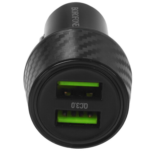 Купить Автомобильное ЗУ Borofone BZ21A черный  5639439. Характеристики, отзывы и цены в Донецке
