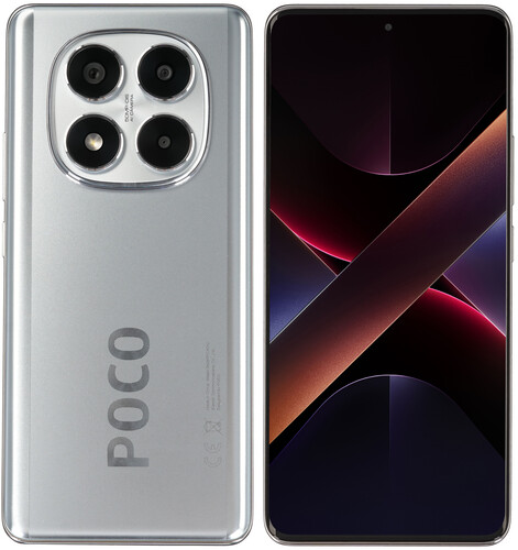 Купить 6.67" Смартфон POCO X7 256 ГБ серебристый  5606817. Характеристики, отзывы и цены в Донецке
