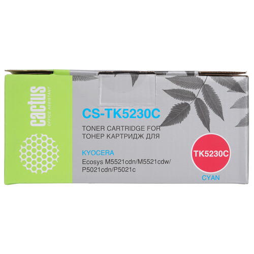 Купить Картридж лазерный Cactus CS-TK5230C голубой, с чипом  8158948. Характеристики, отзывы и цены в Донецке