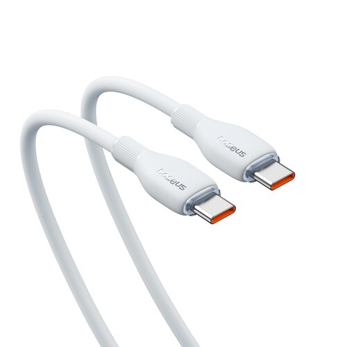 Купить Кабель круглый Baseus USB Type-C - USB Type-C белый 1.2 м  9260756. Характеристики, отзывы и цены в Донецке