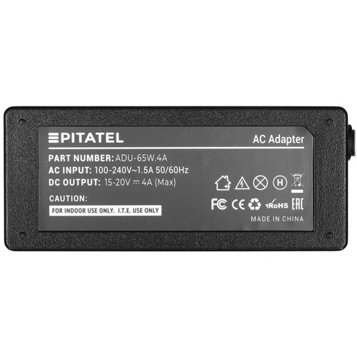 Купить Адаптер питания сетевой Pitatel ADU-65W.4A  9989419. Характеристики, отзывы и цены в Донецке