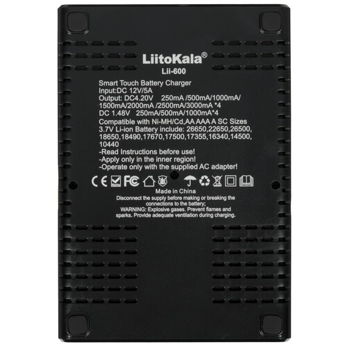 Купить Зарядное устройство LiitoKala Lii-600 EU  9212375. Характеристики, отзывы и цены в Донецке