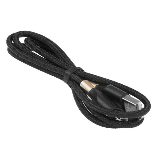 Купить Кабель круглый Borofone micro USB - USB 2.0 Type-A черный 1 м  9244431. Характеристики, отзывы и цены в Донецке