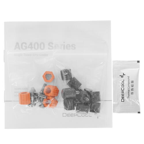 Купить Кулер для процессора DEEPCOOL AG400 BK ARGB  5056013. Характеристики, отзывы и цены в Донецке