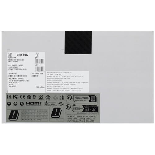 Купить Мини ПК ASUS ExpertCenter PN52-S5155MD  5423765. Характеристики, отзывы и цены в Донецке