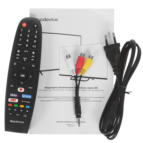 Купить 32" (80 см) Телевизор Topdevice TDTV32BS04H черный  9161564. Характеристики, отзывы и цены в Донецке