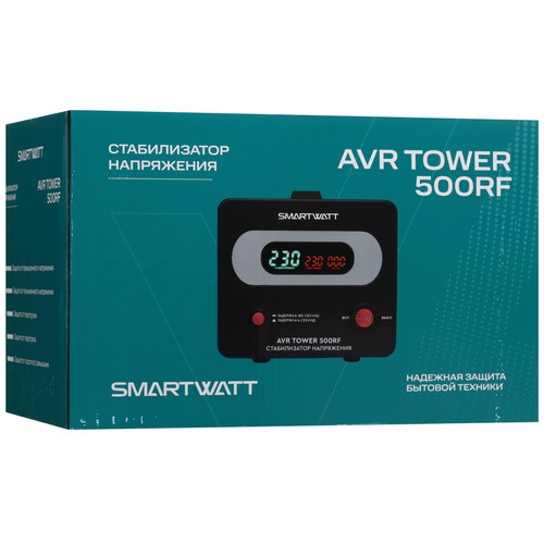 Купить Стабилизатор напряжения SMARTWATT AVR TOWER 500RF  9098949. Характеристики, отзывы и цены в Донецке