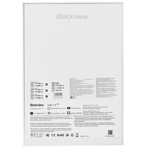 Купить 10.1" Планшет Blackview Tab 13 LTE 128 ГБ серебристый + чехол  5078684. Характеристики, отзывы и цены в Донецке