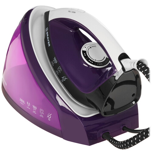 Купить Парогенератор BRAYER BR4152 фиолетовый  9053007. Характеристики, отзывы и цены в Донецке