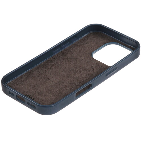 Купить Накладка  uBear Capital Leather Case для Apple iPhone 16 Pro синий  5474383. Характеристики, отзывы и цены в Донецке