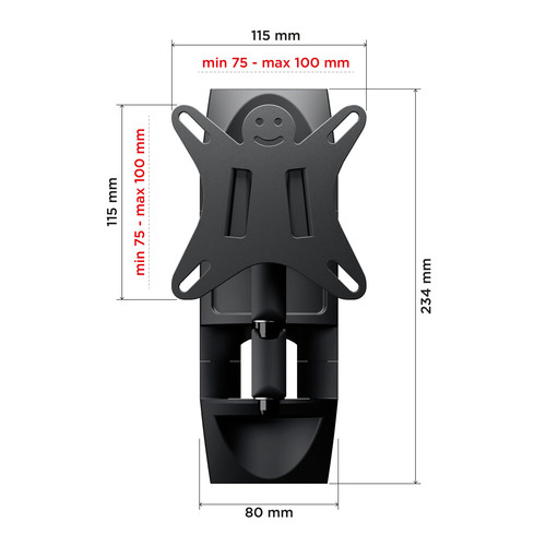 Купить Кронштейн для ТВ Holder LCDS-5039M черный  0135910. Характеристики, отзывы и цены в Донецке