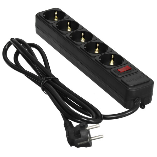 Купить Сетевой фильтр Perfeo REAL POWER PF_E1499 черный  9172333. Характеристики, отзывы и цены в Донецке