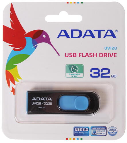 Купить Память USB Flash 32 ГБ ADATA UV128 [AUV128-32G-RBE]  1038215. Характеристики, отзывы и цены в Донецке