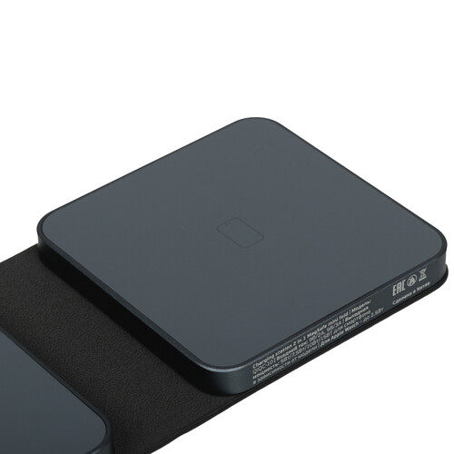 Купить Беспроводное зарядное устройство DEPPA Mini Fold QI 2 in 1 черный  5622780. Характеристики, отзывы и цены в Донецке