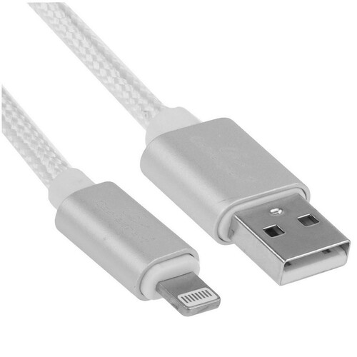 Купить Кабель круглый Cablexpert Lightning 8-pin - USB 2.0 Type-A серебристый 3 м  5485461. Характеристики, отзывы и цены в Донецке