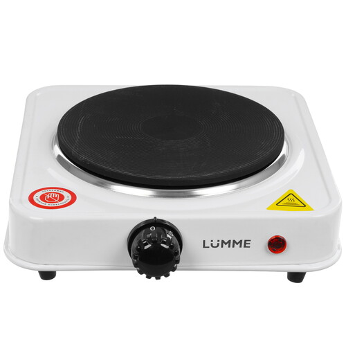 Купить Плита компактная электрическая LUMME LU-HP3716A белый  9177361. Характеристики, отзывы и цены в Донецке