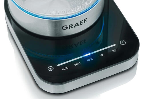Купить Электрочайник Graef WK 350 серебристый  9045610. Характеристики, отзывы и цены в Донецке