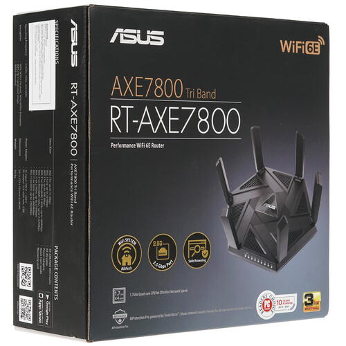 Купить Wi-Fi роутер ASUS RT-AXE7800  5097627. Характеристики, отзывы и цены в Донецке